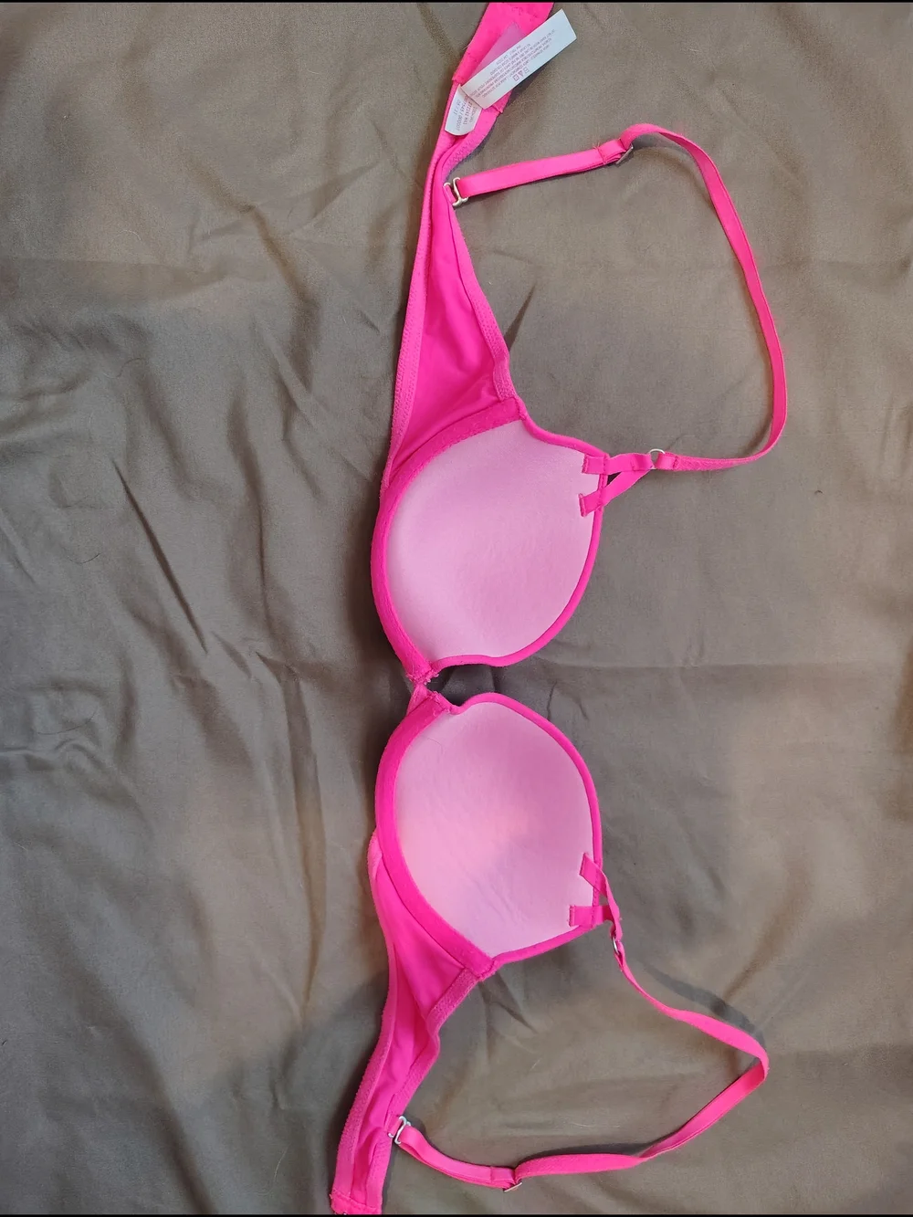 Victoria's Secret PINK Hot Pink & Purple Animal-Print Bra (3 Pack)